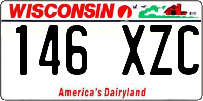 WI license plate 146XZC