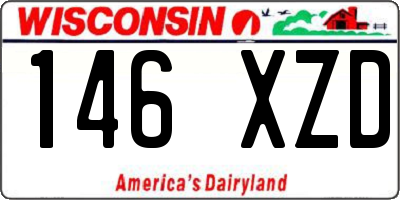 WI license plate 146XZD