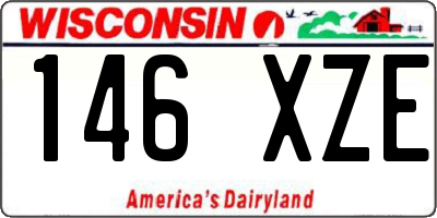 WI license plate 146XZE