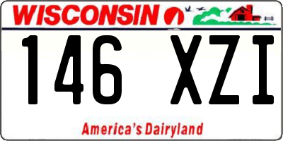 WI license plate 146XZI