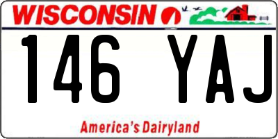 WI license plate 146YAJ