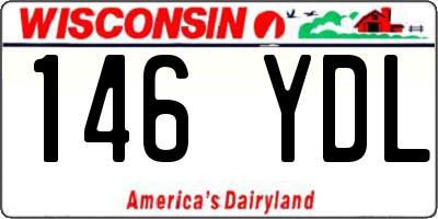 WI license plate 146YDL