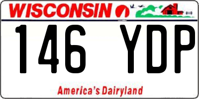 WI license plate 146YDP