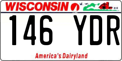 WI license plate 146YDR