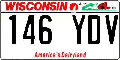 WI license plate 146YDV