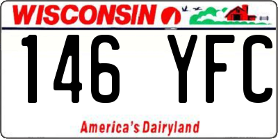 WI license plate 146YFC