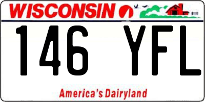 WI license plate 146YFL