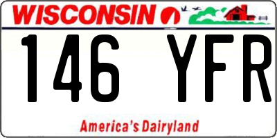 WI license plate 146YFR