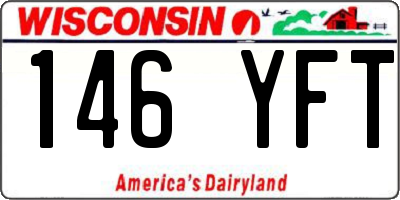 WI license plate 146YFT