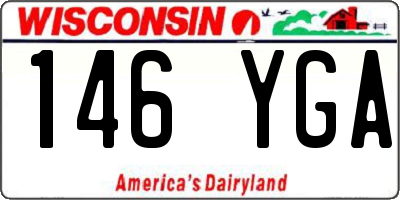WI license plate 146YGA