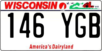 WI license plate 146YGB