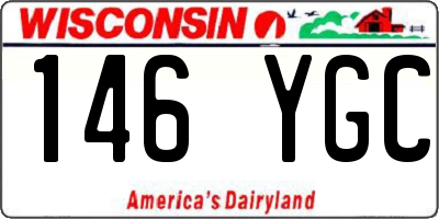 WI license plate 146YGC