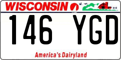 WI license plate 146YGD