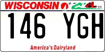 WI license plate 146YGH