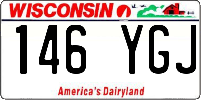 WI license plate 146YGJ