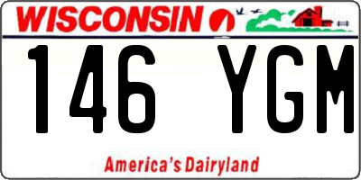 WI license plate 146YGM