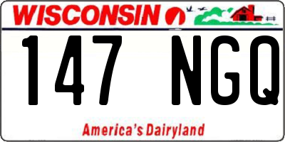 WI license plate 147NGQ