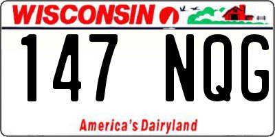 WI license plate 147NQG
