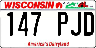WI license plate 147PJD