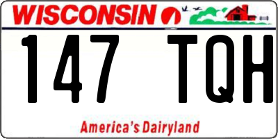 WI license plate 147TQH