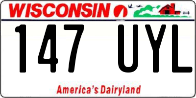 WI license plate 147UYL