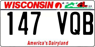 WI license plate 147VQB