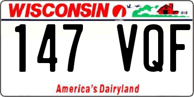 WI license plate 147VQF