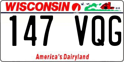 WI license plate 147VQG