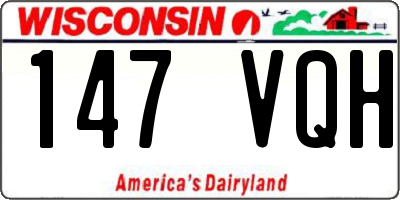 WI license plate 147VQH