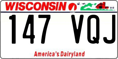 WI license plate 147VQJ