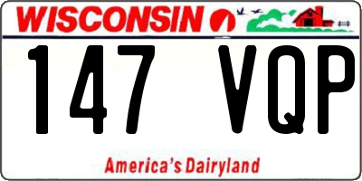 WI license plate 147VQP