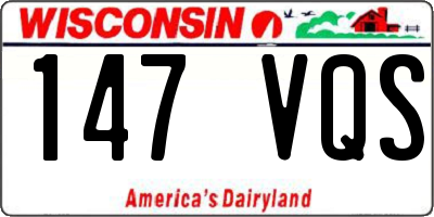 WI license plate 147VQS