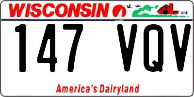 WI license plate 147VQV