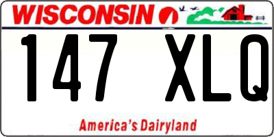 WI license plate 147XLQ