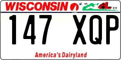 WI license plate 147XQP