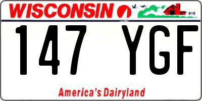 WI license plate 147YGF