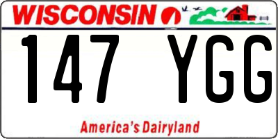 WI license plate 147YGG