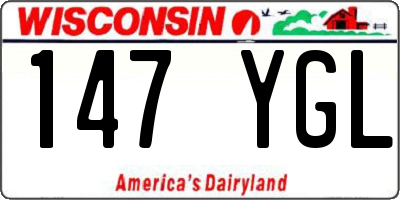 WI license plate 147YGL