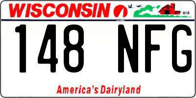 WI license plate 148NFG