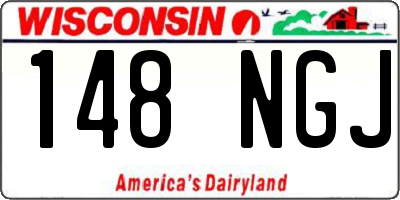 WI license plate 148NGJ