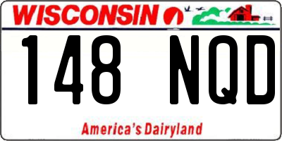 WI license plate 148NQD