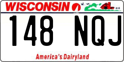 WI license plate 148NQJ