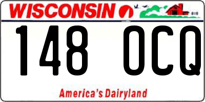 WI license plate 148OCQ