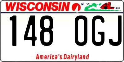 WI license plate 148OGJ