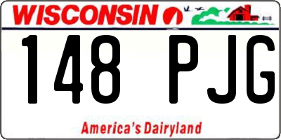 WI license plate 148PJG