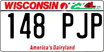 WI license plate 148PJP