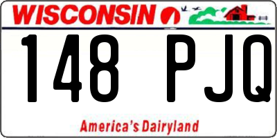 WI license plate 148PJQ