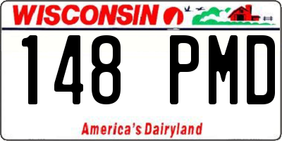 WI license plate 148PMD