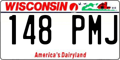 WI license plate 148PMJ