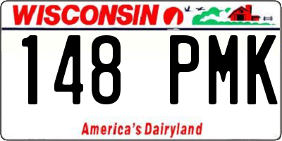 WI license plate 148PMK